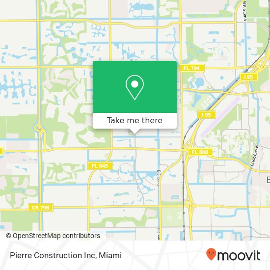 Pierre Construction Inc map