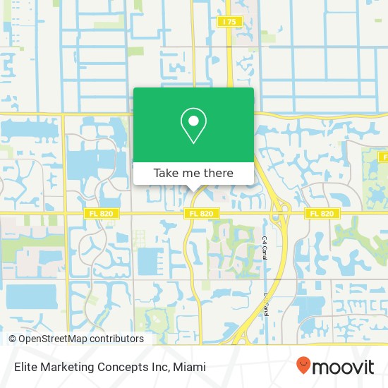 Elite Marketing Concepts Inc map