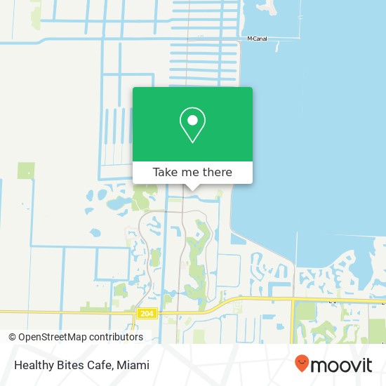 Mapa de Healthy Bites Cafe