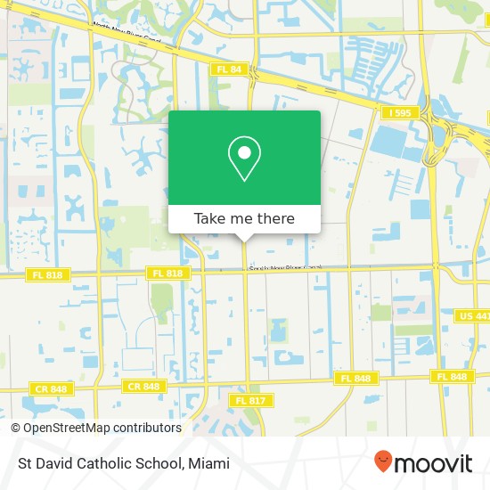 St David Catholic School map