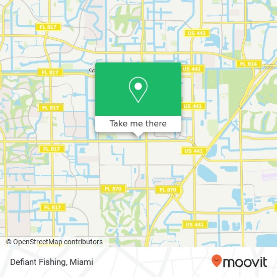 Defiant Fishing map