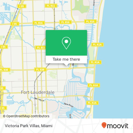 Victoria Park Villas map