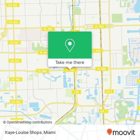Kaye-Louise Shops map
