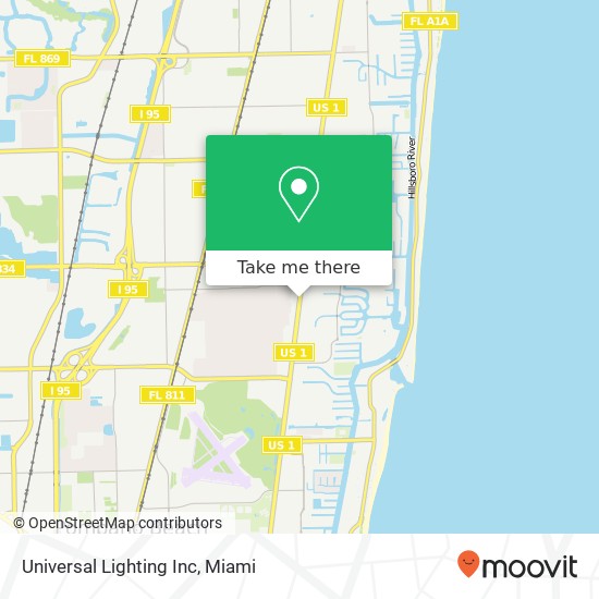 Mapa de Universal Lighting Inc