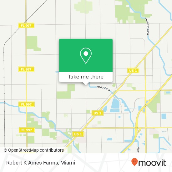 Robert K Ames Farms map