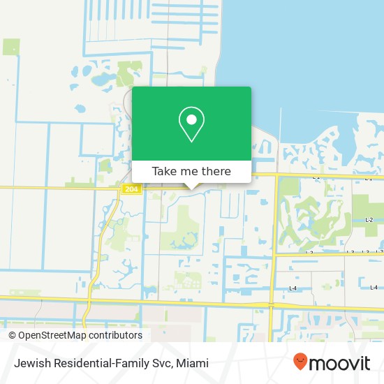 Mapa de Jewish Residential-Family Svc