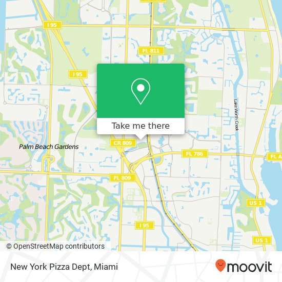 New York Pizza Dept map