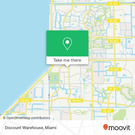 Discount Warehouse map