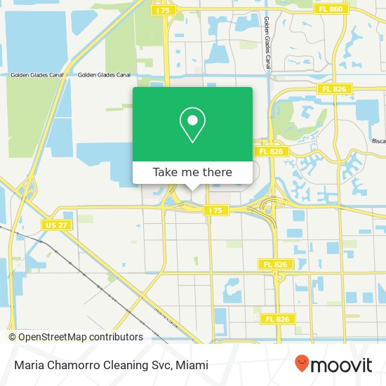Maria Chamorro Cleaning Svc map