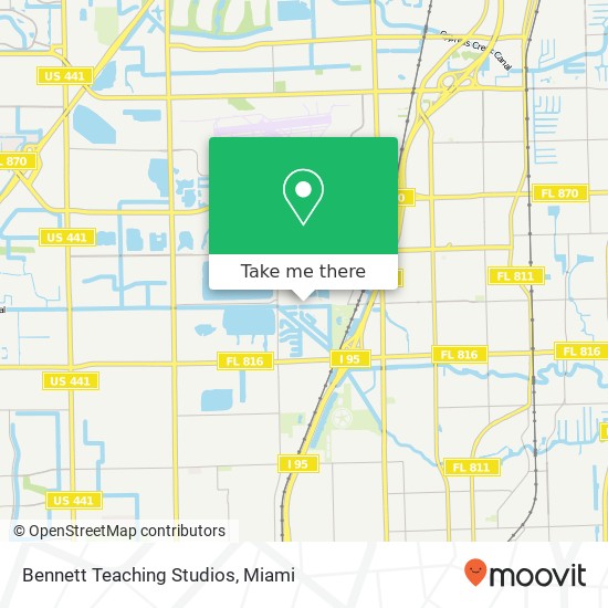 Mapa de Bennett Teaching Studios