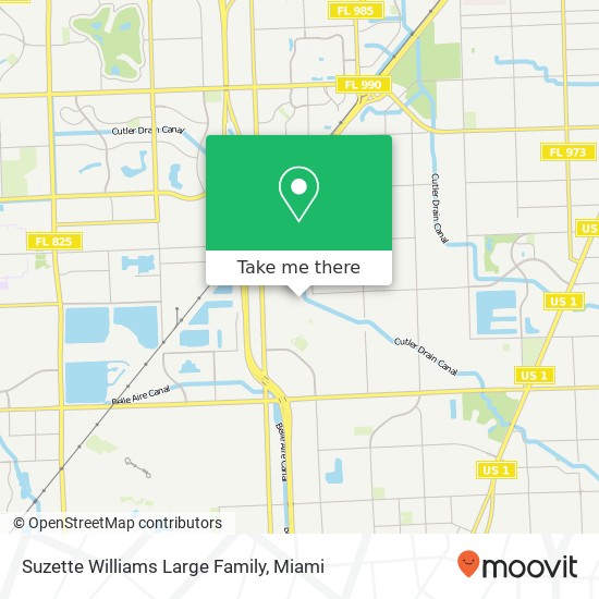 Mapa de Suzette Williams Large Family