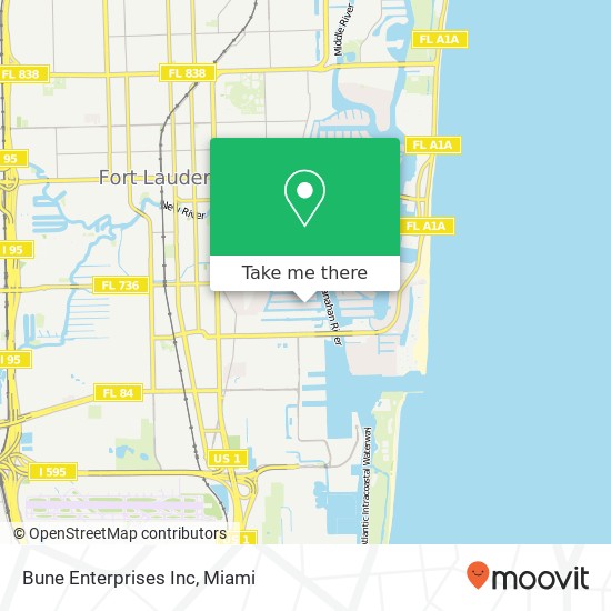 Bune Enterprises Inc map