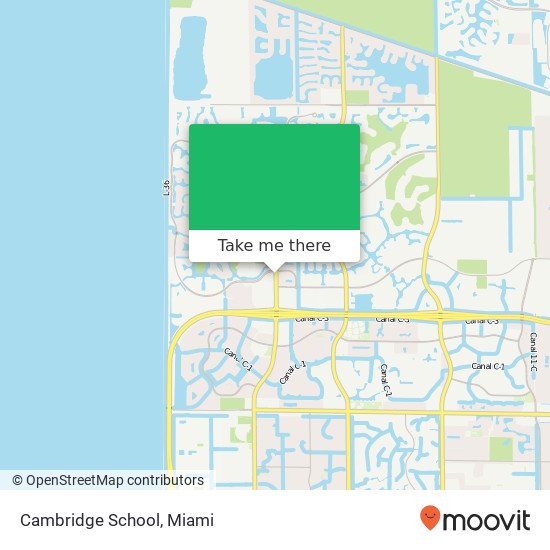 Mapa de Cambridge School