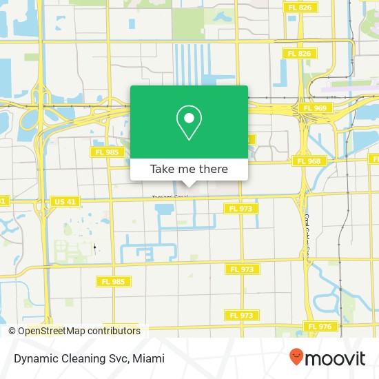 Mapa de Dynamic Cleaning Svc