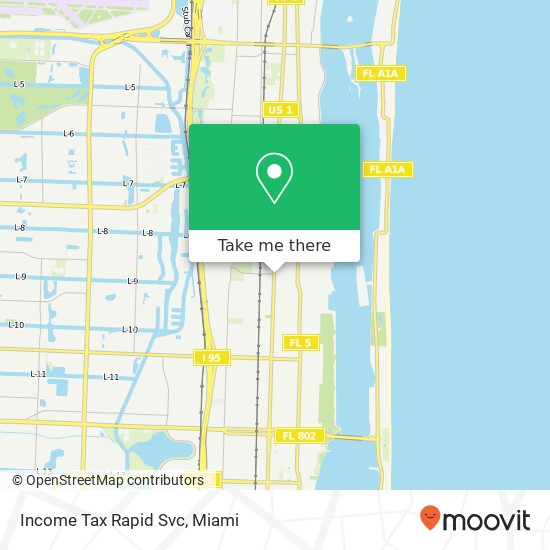 Income Tax Rapid Svc map