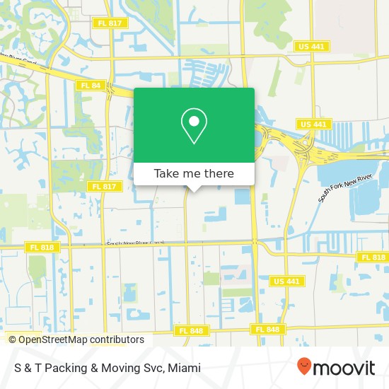 Mapa de S & T Packing & Moving Svc