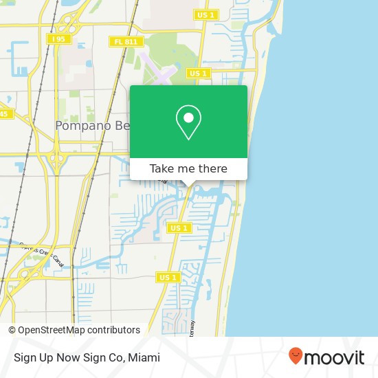 Mapa de Sign Up Now Sign Co