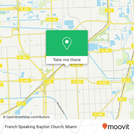 French Speaking Baptist Church map