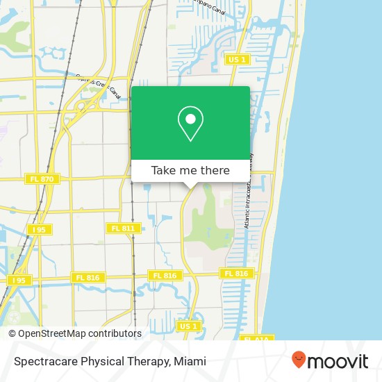 Spectracare Physical Therapy map