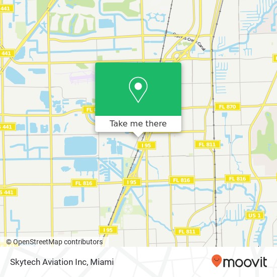 Skytech Aviation Inc map