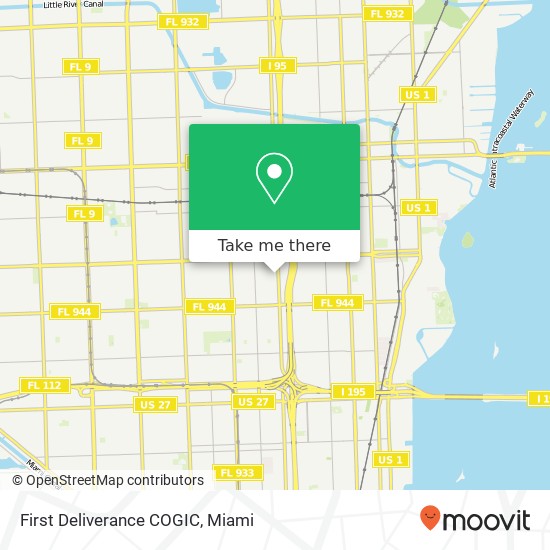 Mapa de First Deliverance COGIC