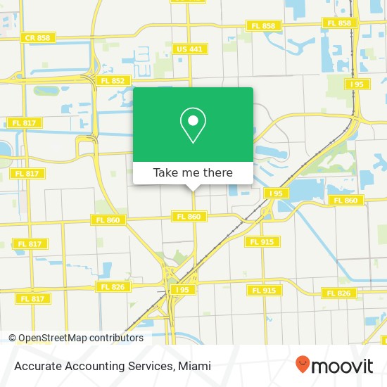 Mapa de Accurate Accounting Services