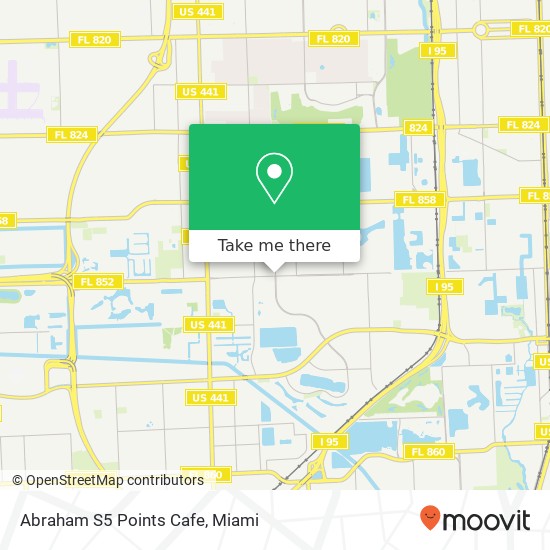 Mapa de Abraham S5 Points Cafe
