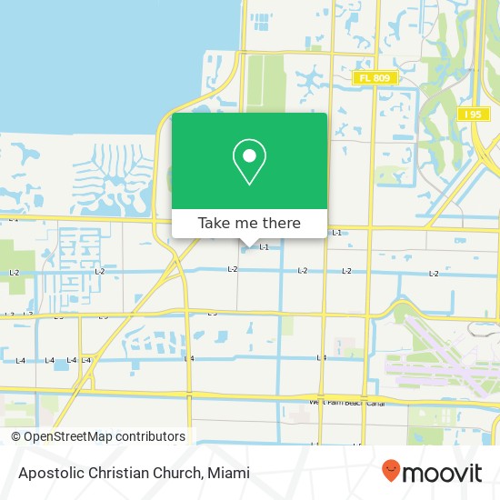 Apostolic Christian Church map