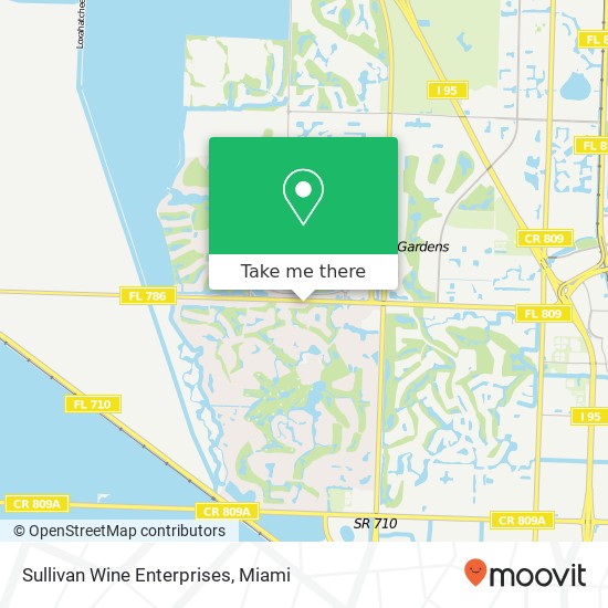 Sullivan Wine Enterprises map
