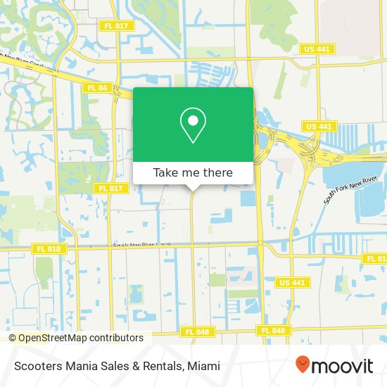 Scooters Mania Sales & Rentals map