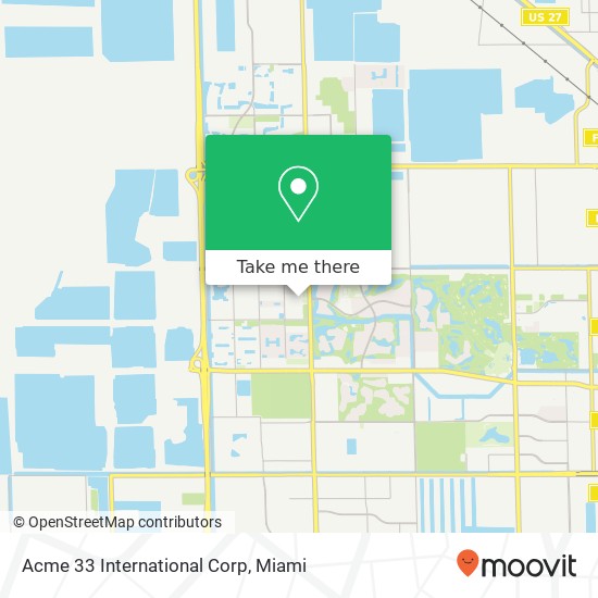 Acme 33 International Corp map