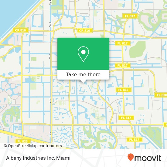 Albany Industries Inc map