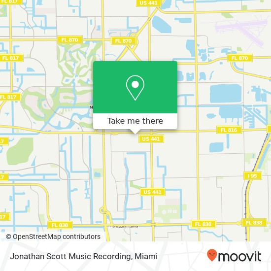 Jonathan Scott Music Recording map