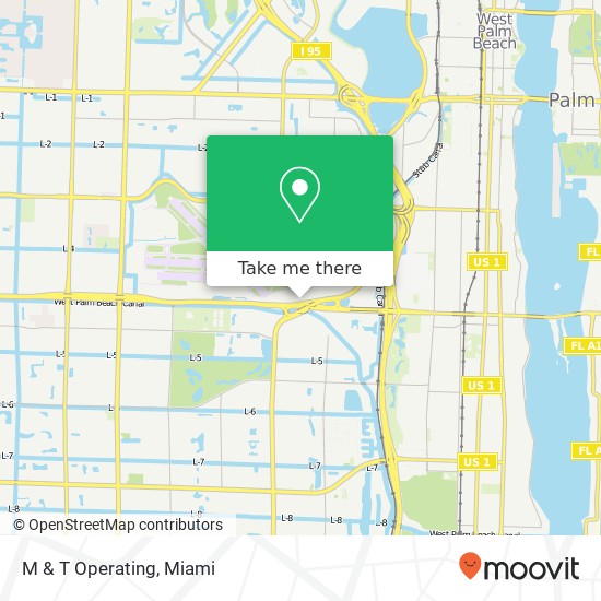 Mapa de M & T Operating