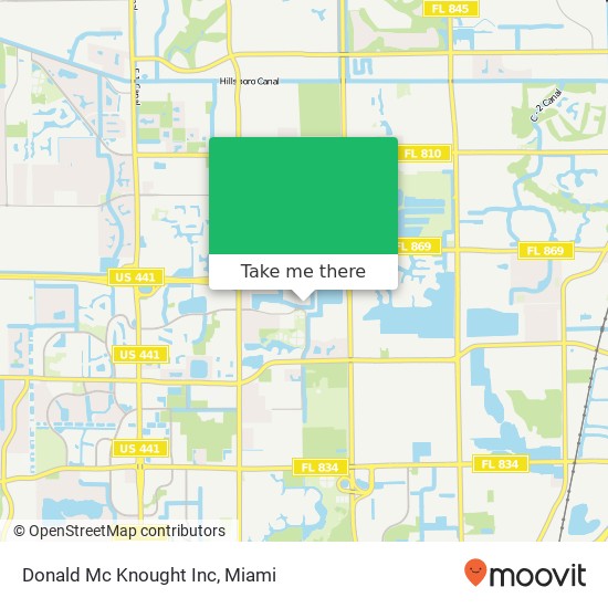 Donald Mc Knought Inc map