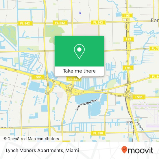 Lynch Manors Apartments map