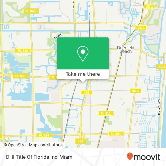 Mapa de DHI Title Of Florida Inc
