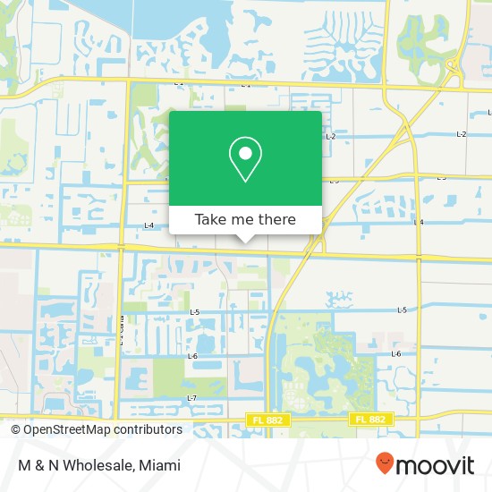 M & N Wholesale map