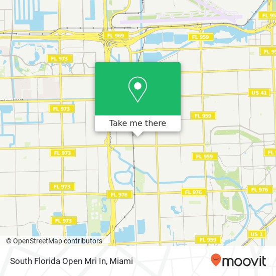 South Florida Open Mri In map