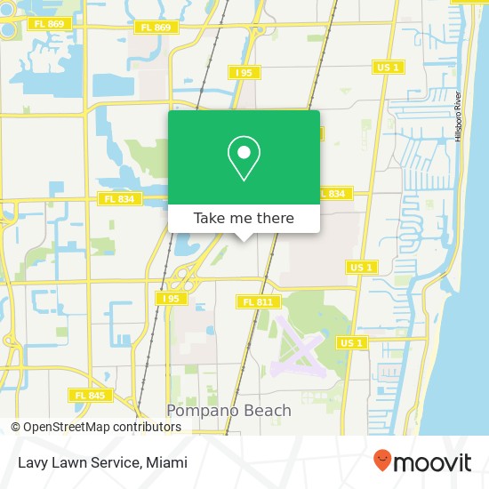 Lavy Lawn Service map
