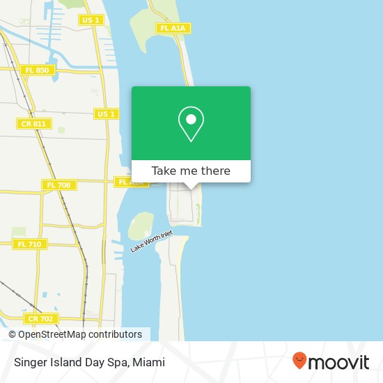 Mapa de Singer Island Day Spa