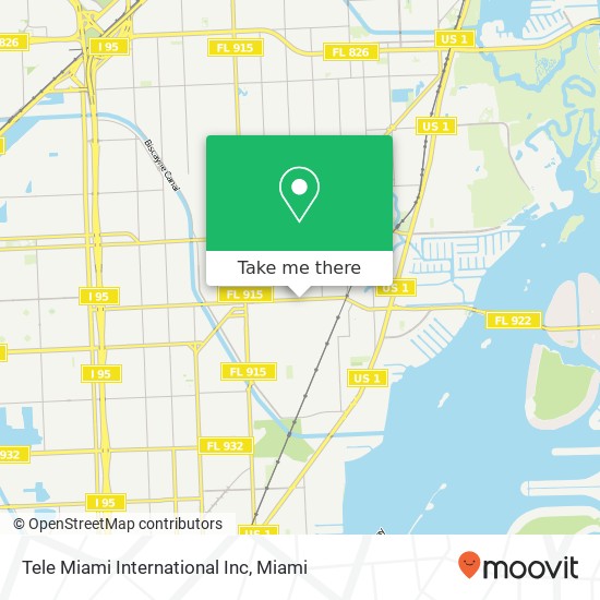 Mapa de Tele Miami International Inc