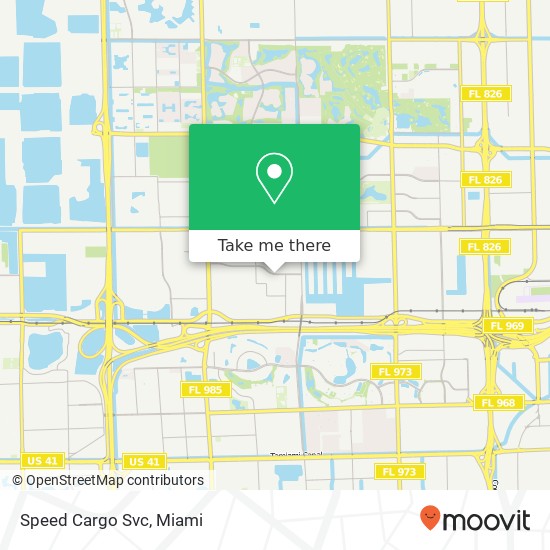 Speed Cargo Svc map