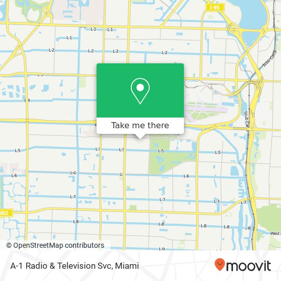 A-1 Radio & Television Svc map