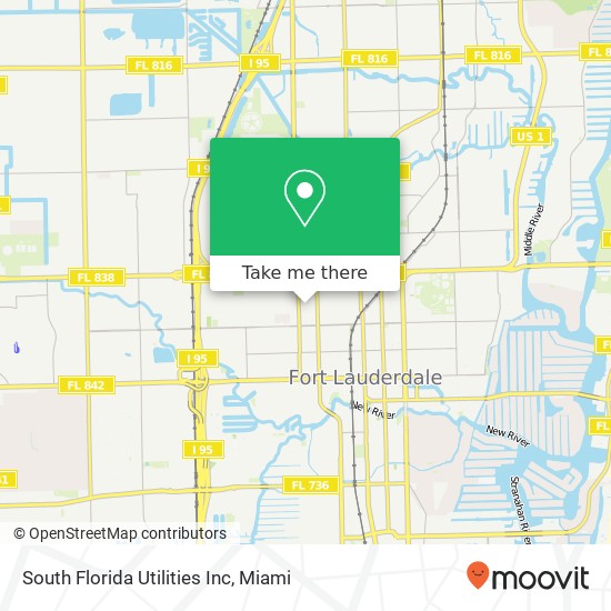 Mapa de South Florida Utilities Inc