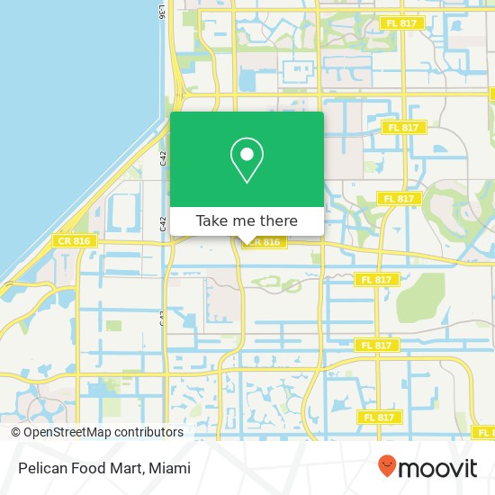 Mapa de Pelican Food Mart