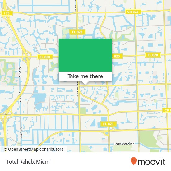 Total Rehab map