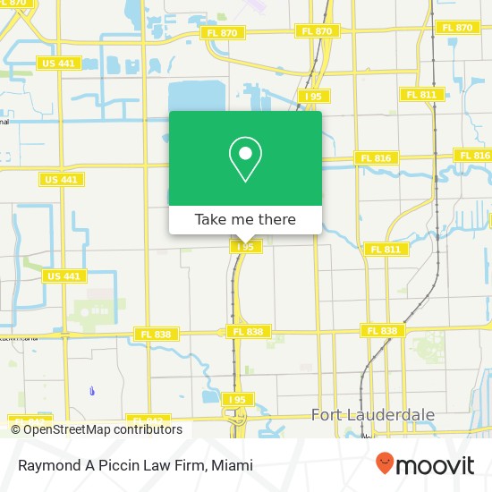 Mapa de Raymond A Piccin Law Firm