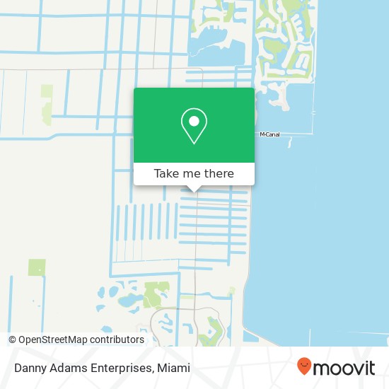 Danny Adams Enterprises map