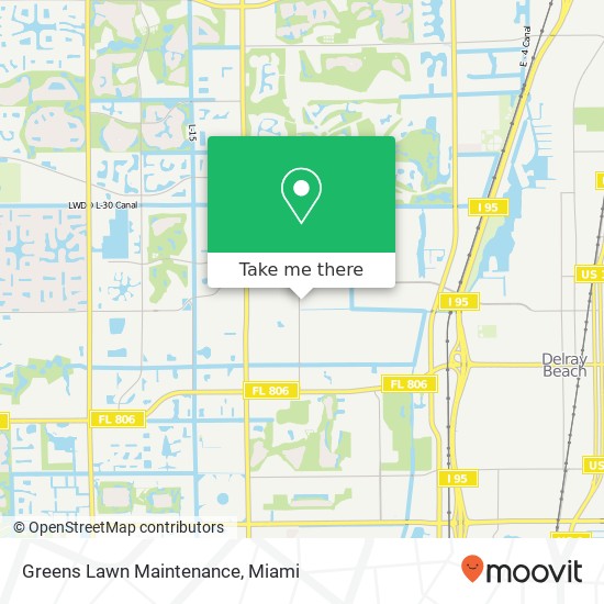 Mapa de Greens Lawn Maintenance